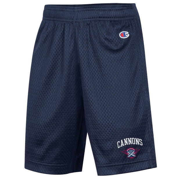 Champion Cannons Navy Mesh Shorts- Youth