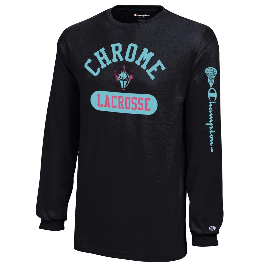 Champion Chrome Black LS Tee- Youth