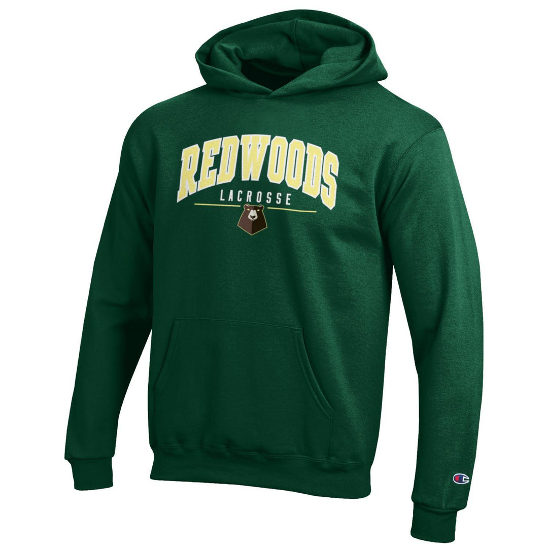 Champion Redwoods Dark Green Powerblend Hoodie- Youth