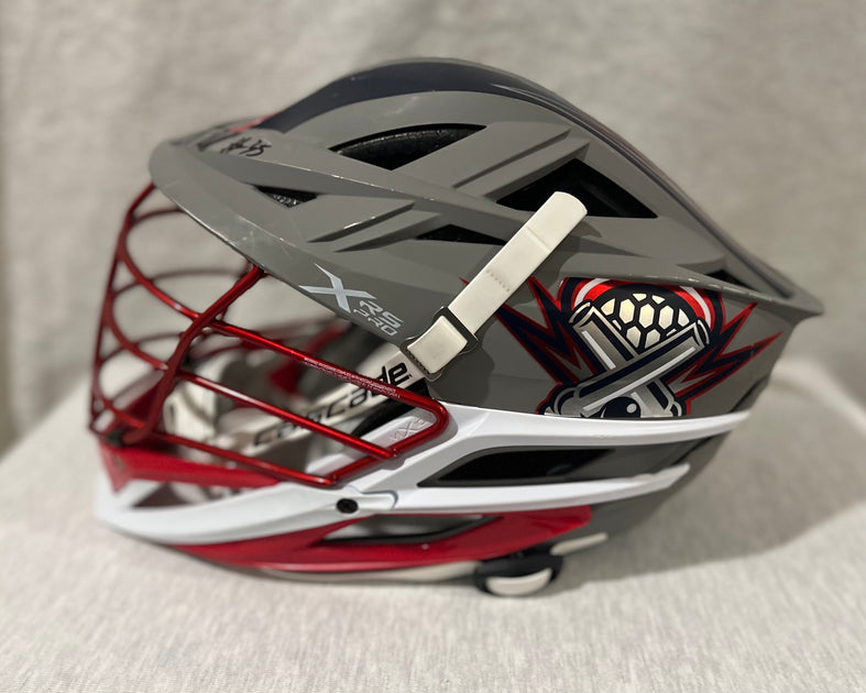 Cannons Ethan Rall Autographed Grey Helmet – Premier Lacrosse League Shop