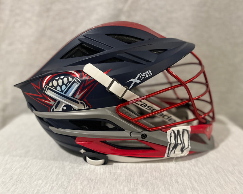 Cannons Ethan Rall Autographed Grey Helmet – Premier Lacrosse League Shop