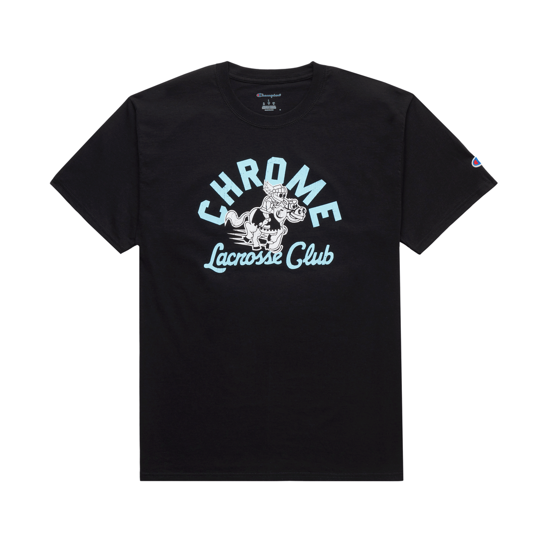 Champion Chrome Throwback Basic Black Tee- Youth