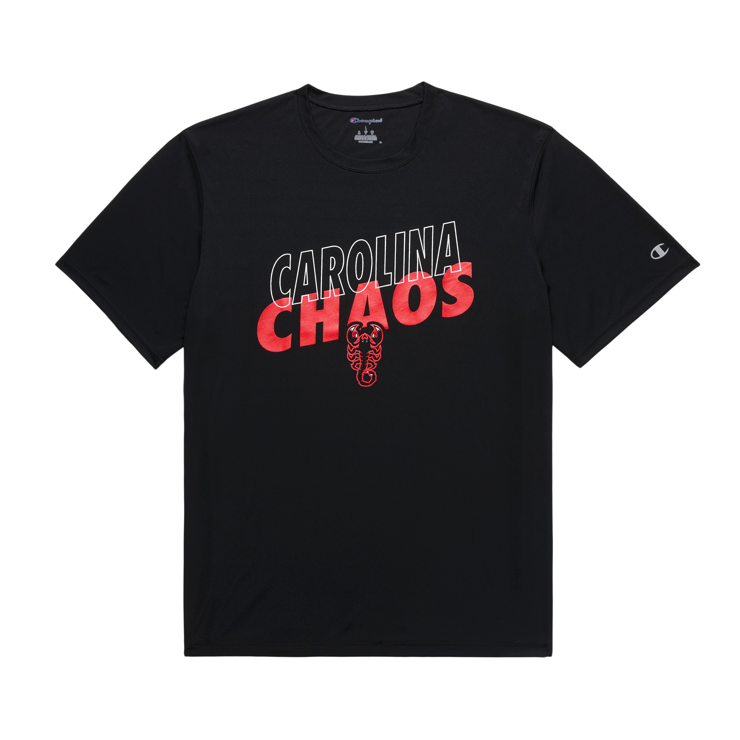 Champion Carolina Chaos Athletic Black Tee XL Black