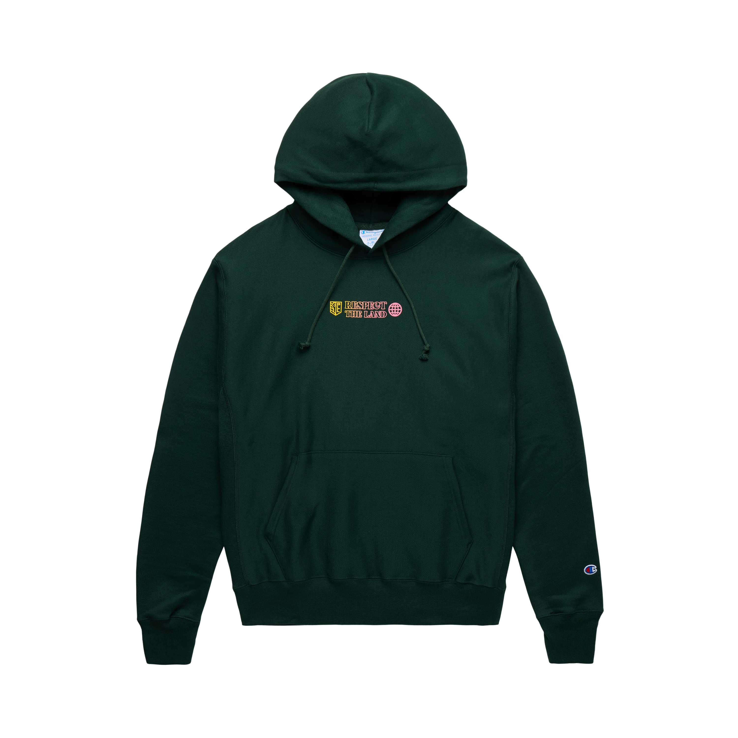 Dark green champion hoodie online