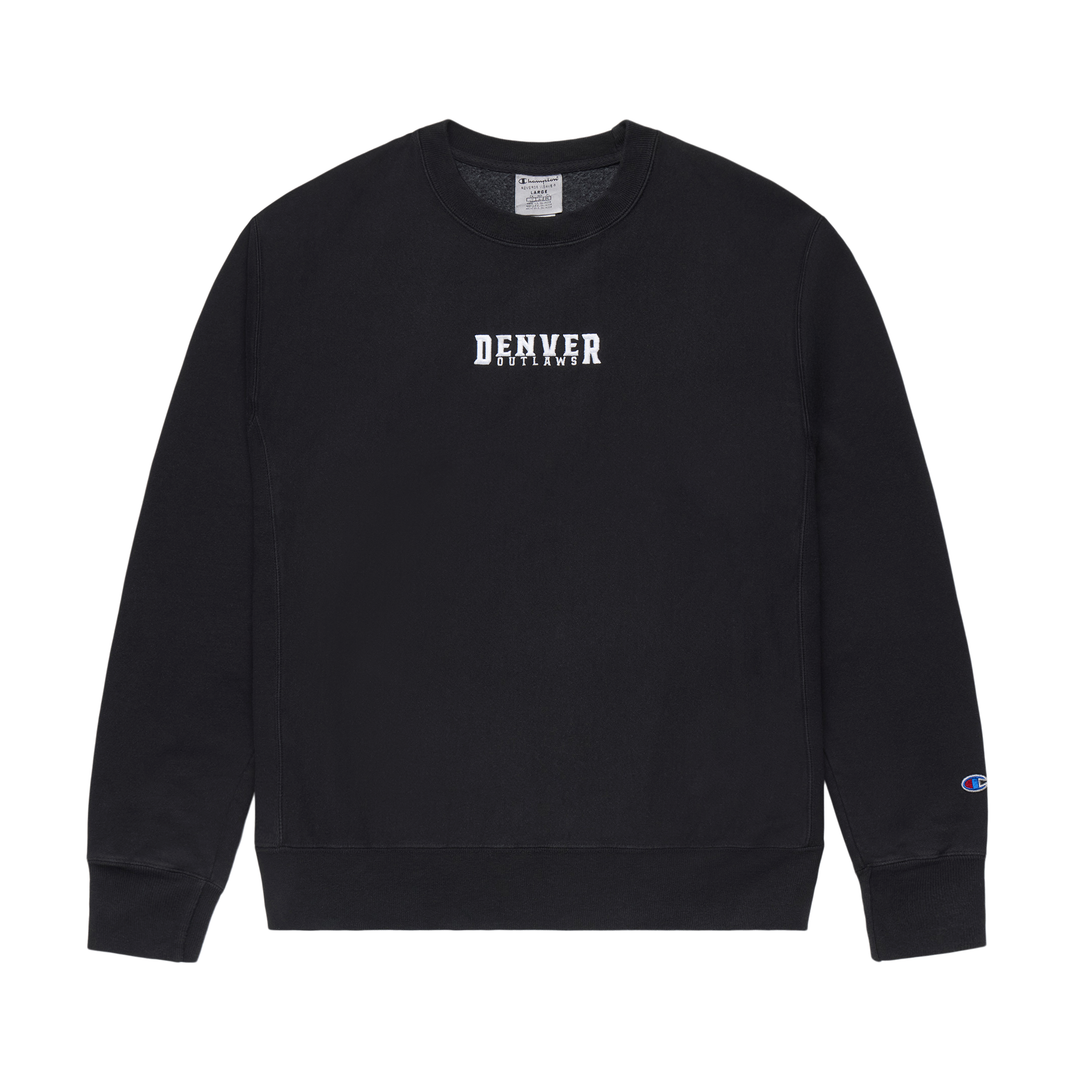 Denver Outlaws Garment Dyed RW Crewneck