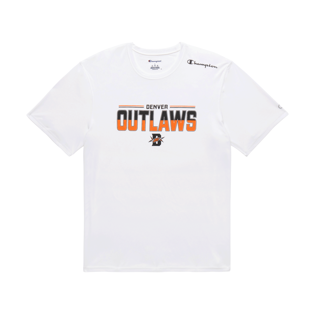 Champion Denver Outlaws Athletic White Tee