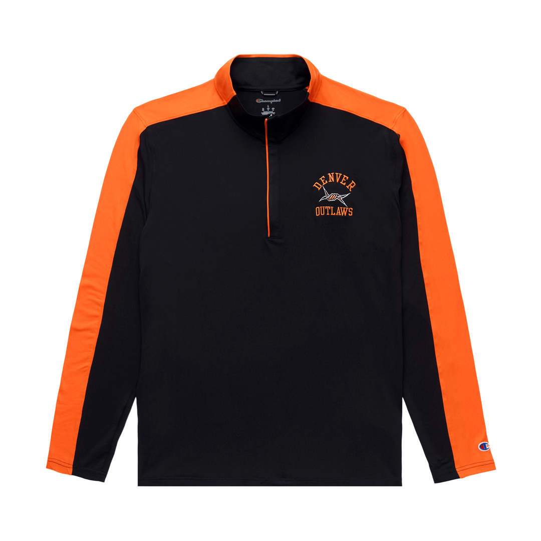 Denver Outlaws Colorblock Quarter Zip