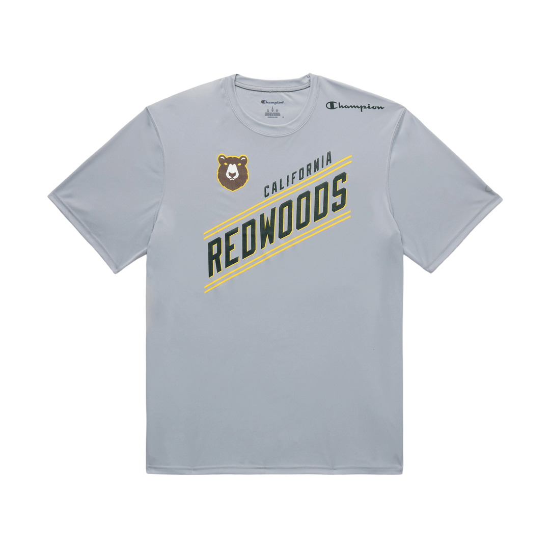 Champion California Redwoods Athletic Grey Tee