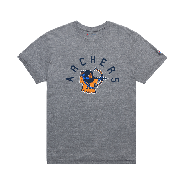 Women's Nike Navy/Orange Chicago Bears Retro Script Performance Tri-Blend Long Sleeve T-Shirt Size: Small