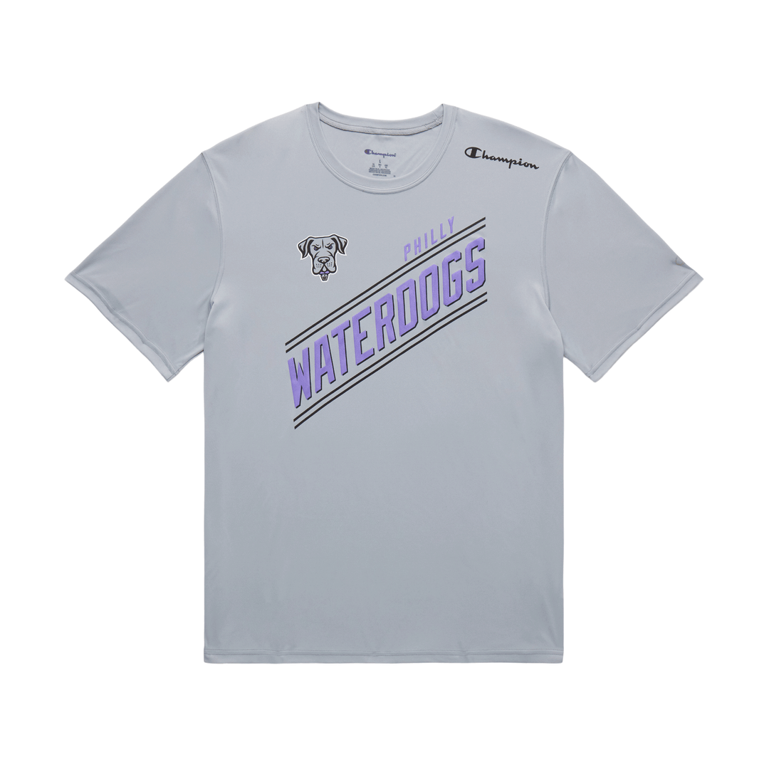 Champion Philadelphia Waterdogs Athletic Grey Tee