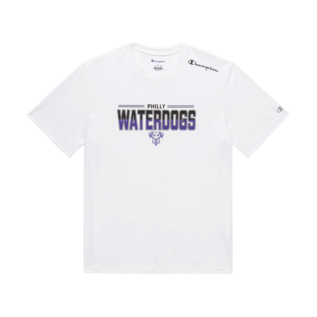 Champion Philadelphia Waterdogs Athletic White Tee