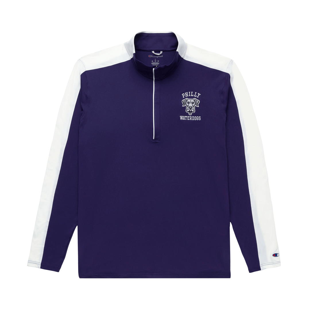 Philadelphia Waterdogs Colorblock Quarter Zip