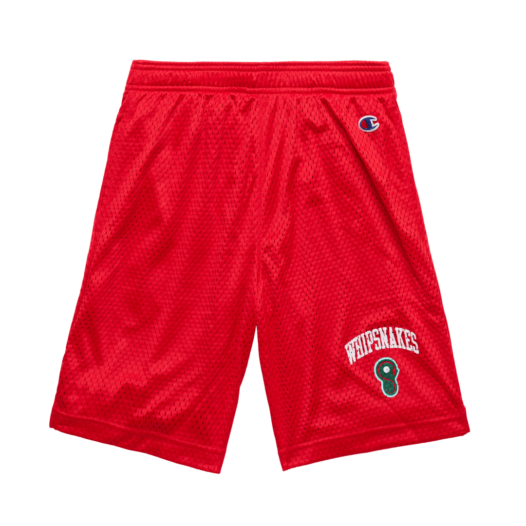Whipsnakes Youth Mesh Short- Scarlet