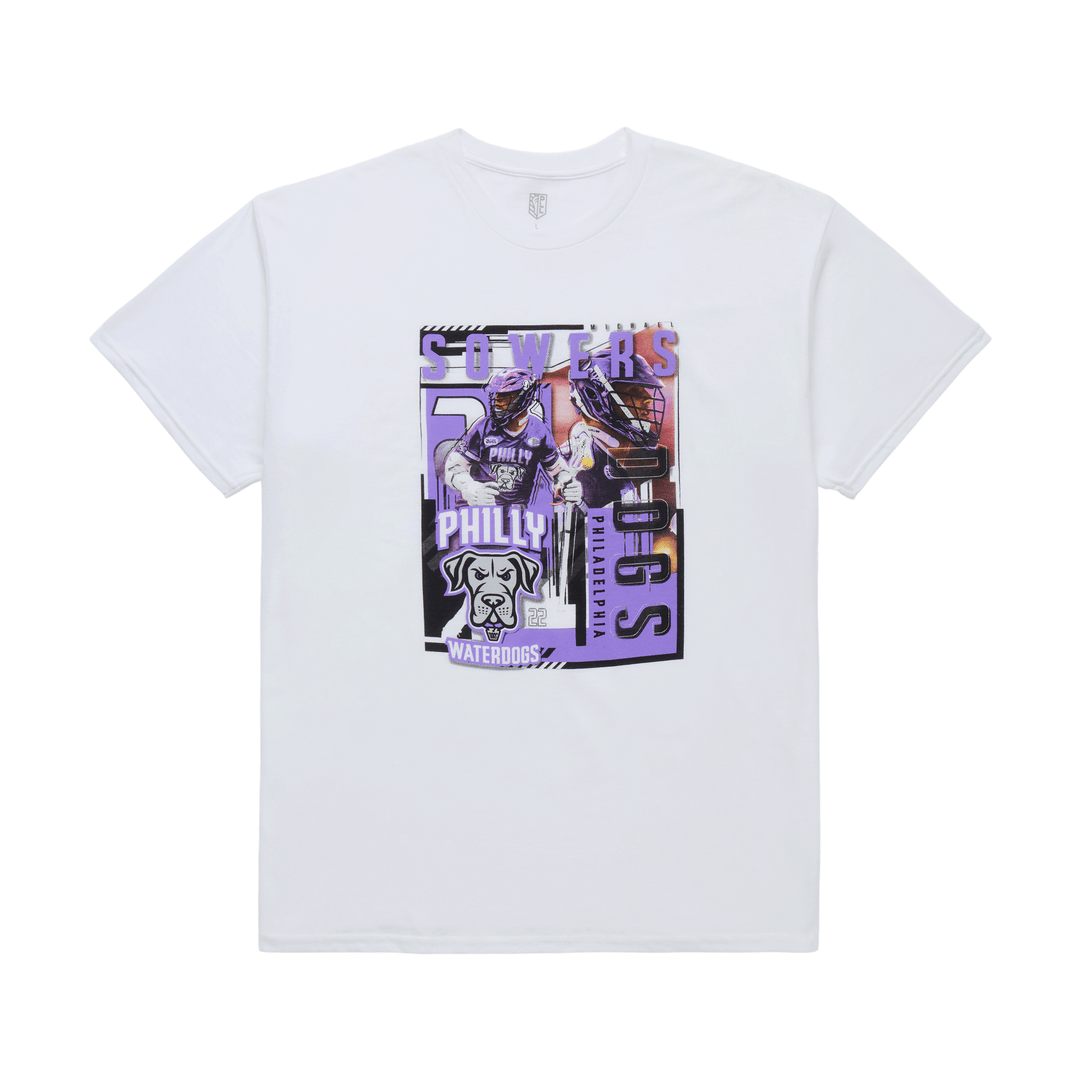 Philadelphia Waterdogs Player Graphic Tee - Sowers