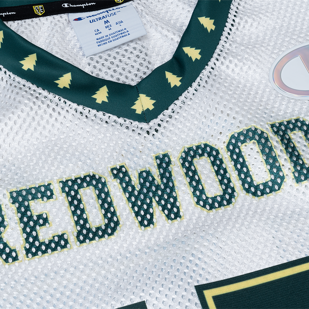 Secure your @champion replica throwback jersey! 🔥 Redwoods vs