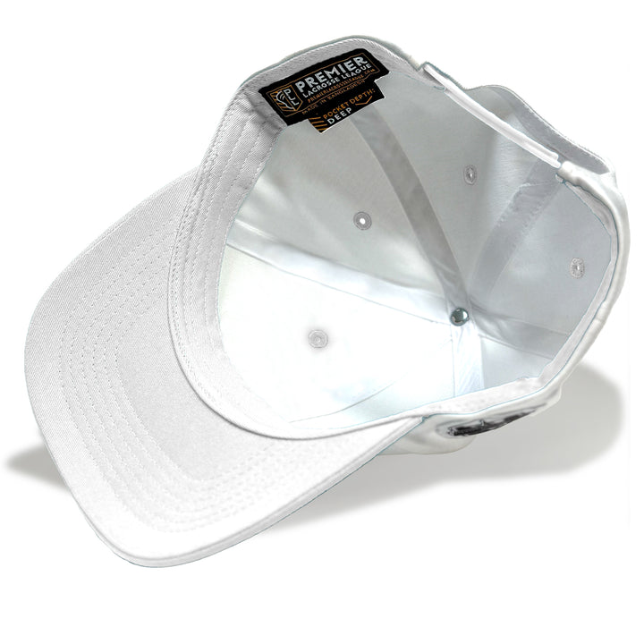 2025 Authentic Onfield PLL US Bank Champion Hat - New York Atlas (Solid White)