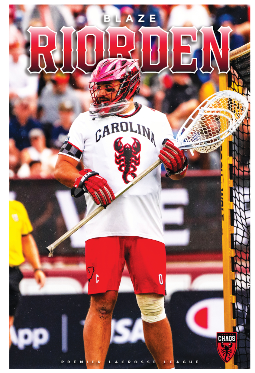 Blaze Riorden Player Poster