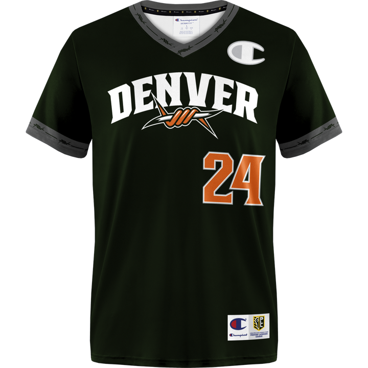 Champion Ready to Ship Denver Outlaws 2024 Kavanagh Replica Jersey (Away)