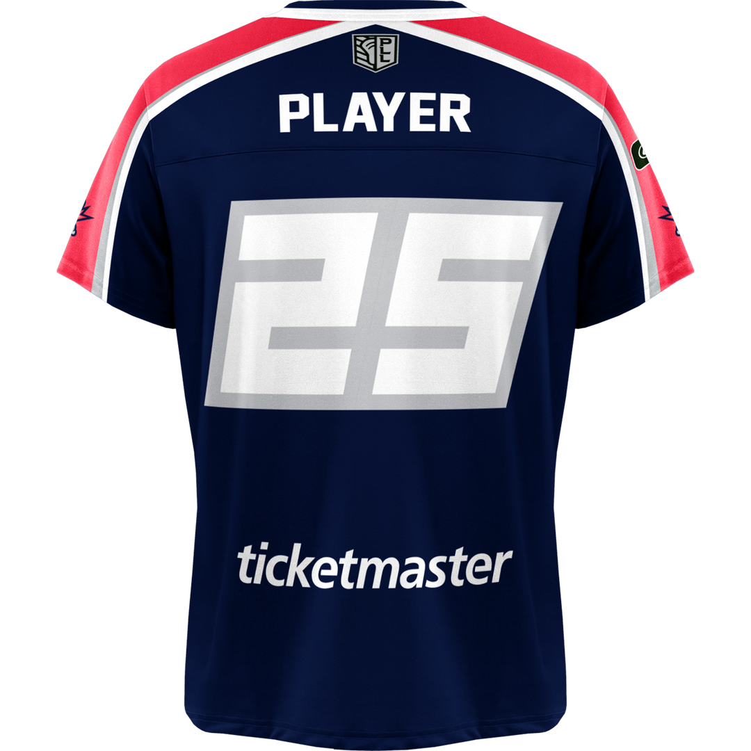 Boston Cannons 25th Anniversary Player (Drop Down) Replica Jersey
