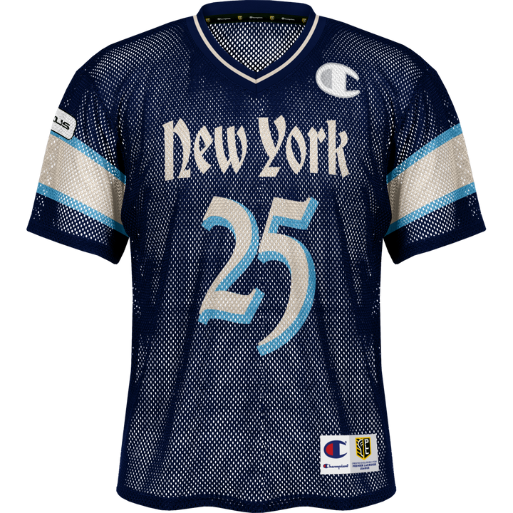 New York Atlas 2025 Throwback Player (Drop Down) Porthole Mesh Replica Jersey