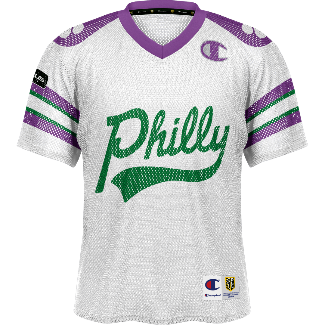 Philadelphia Waterdogs 2025 Throwback Player (Drop Down) Porthole Mesh Replica Jersey
