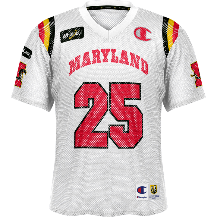 Maryland Whipsnakes 2025 Throwback Player (Drop Down) Porthole Mesh Replica Jersey