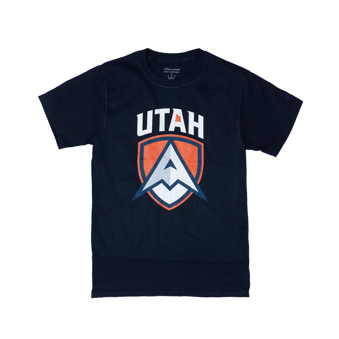 Champion Utah Archers Primary Logo Navy Tee - Youth