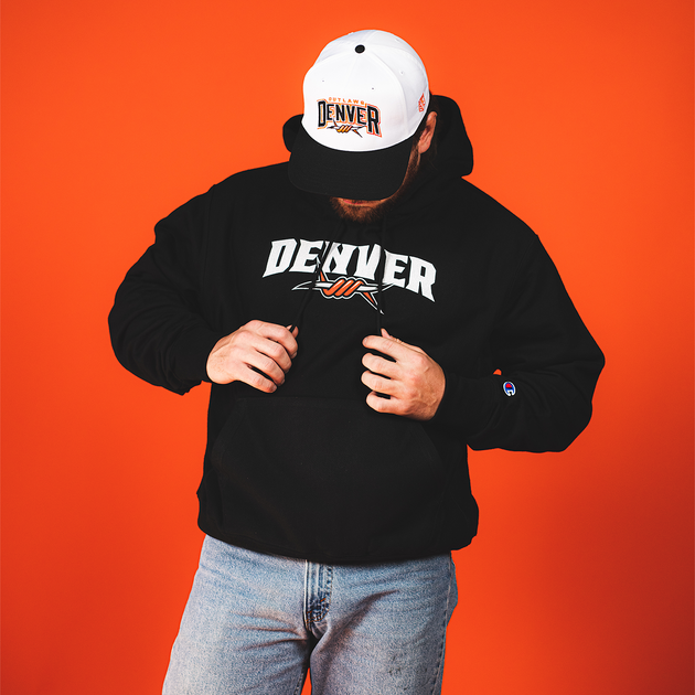 Champion Denver Outlaws Primary Logo Reverse Weave Hoodie Premier