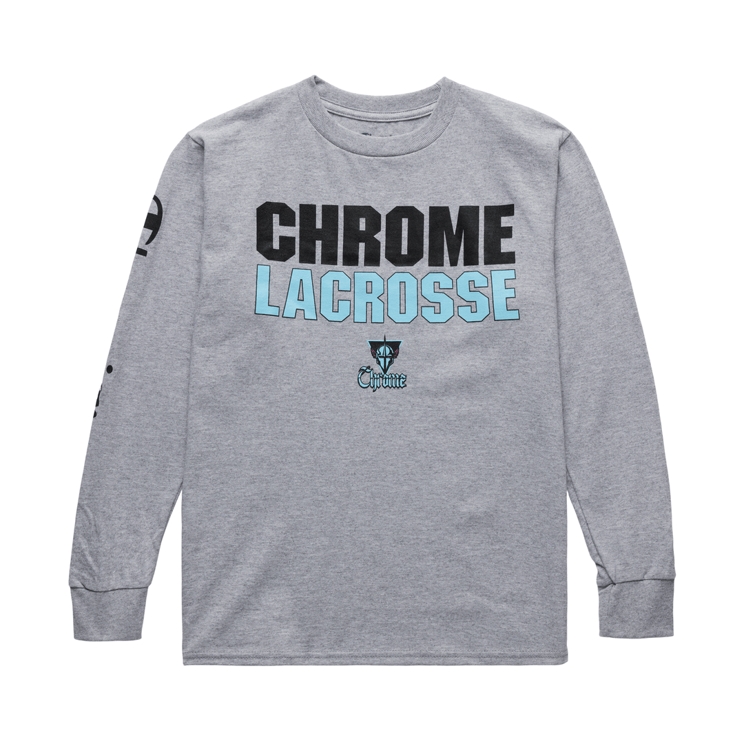 Chrome Youth Longsleeve - Oxford Heather