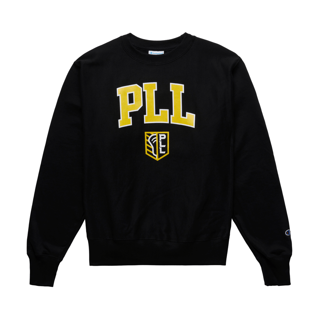Champion League Reverse Weave Crew - Black