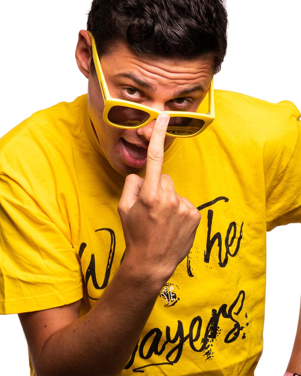 Shield Sunglasses - Yellow