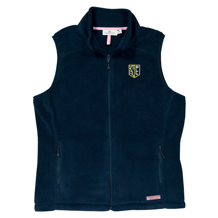 Vineyard Vines x PLL Shield Westerly Fleece Vest - Women's