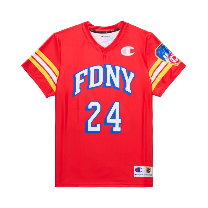 Champion "Ready to Ship" New York Fire Department 2024 Player Replica Jersey - #24