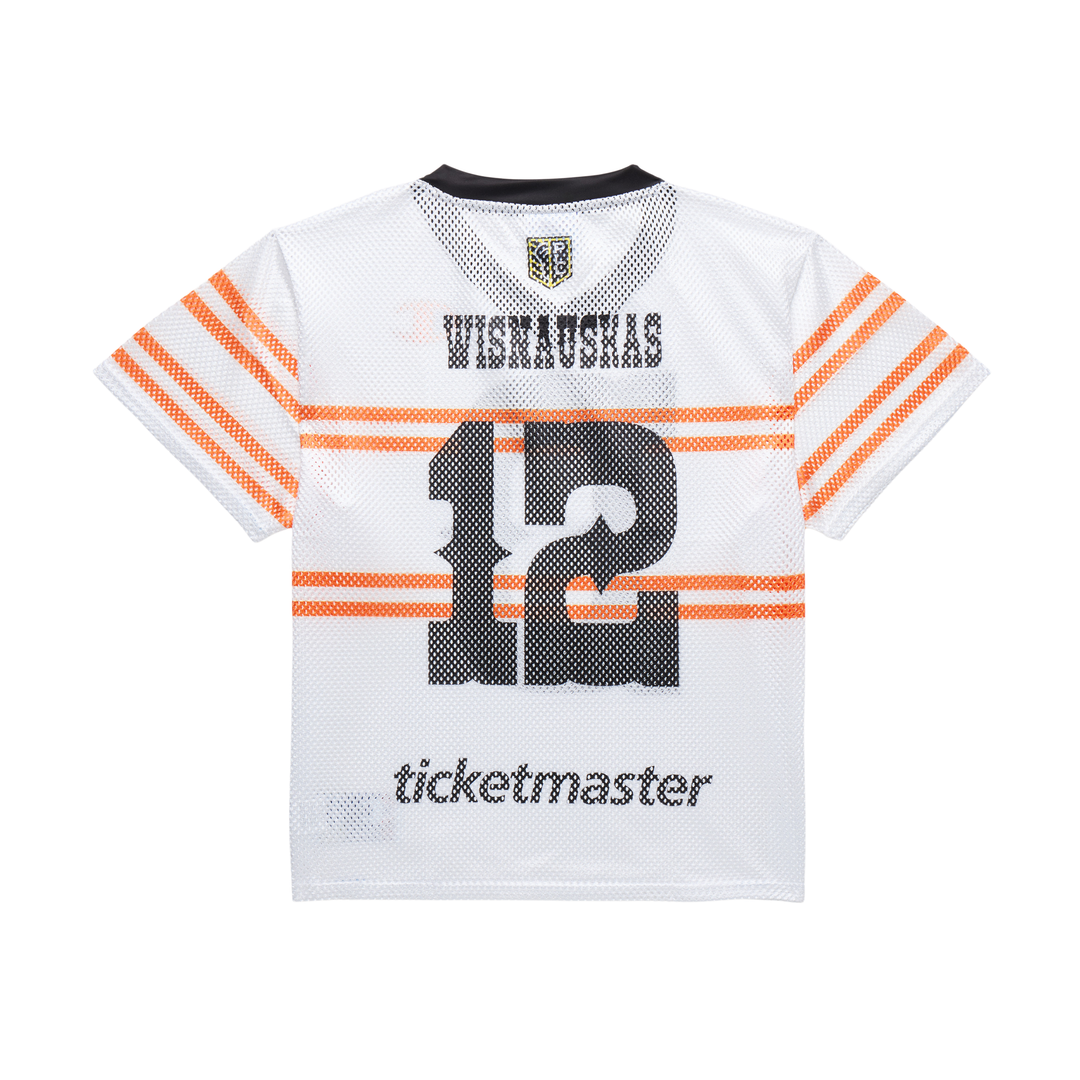 Champion "Ready to Ship" Denver Outlaws 2024 Wisnauskas Throwback Player Porthole Mesh Replica Jersey - Youth