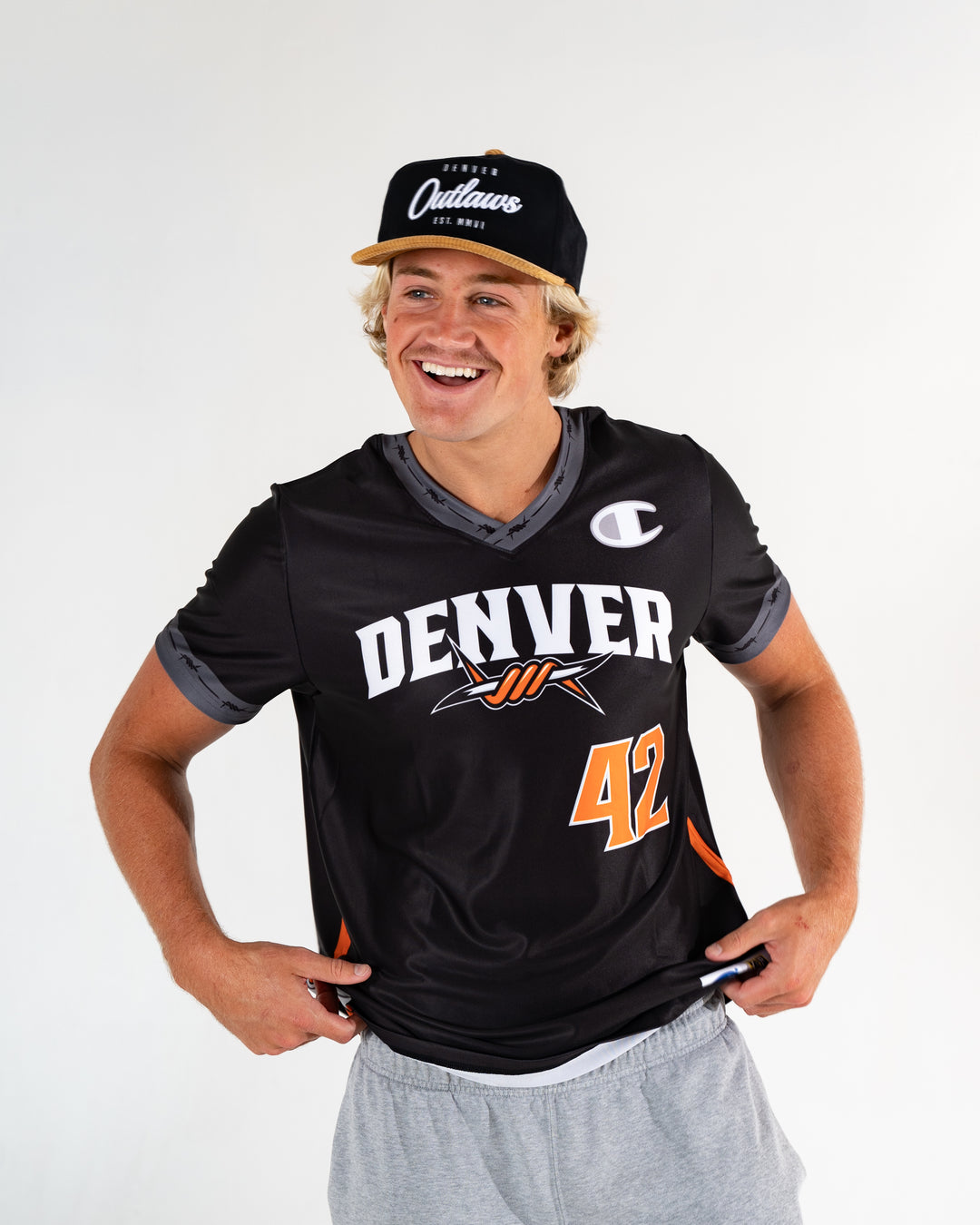 Champion Ready to Ship Denver Outlaws 2024 O'Neill Replica Jersey (Away)