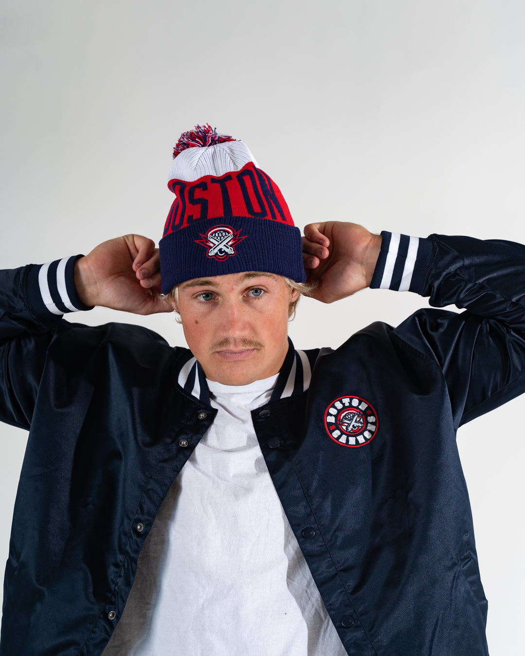 Boston Cannons Knit Pom Beanie