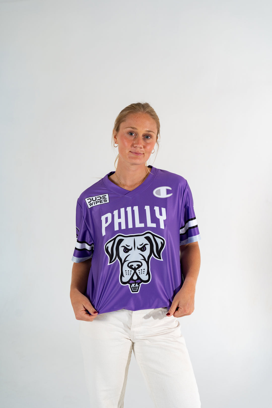 Champion Ready to Ship Philadelphia Waterdogs 2024 Rees Replica Jersey (Away)