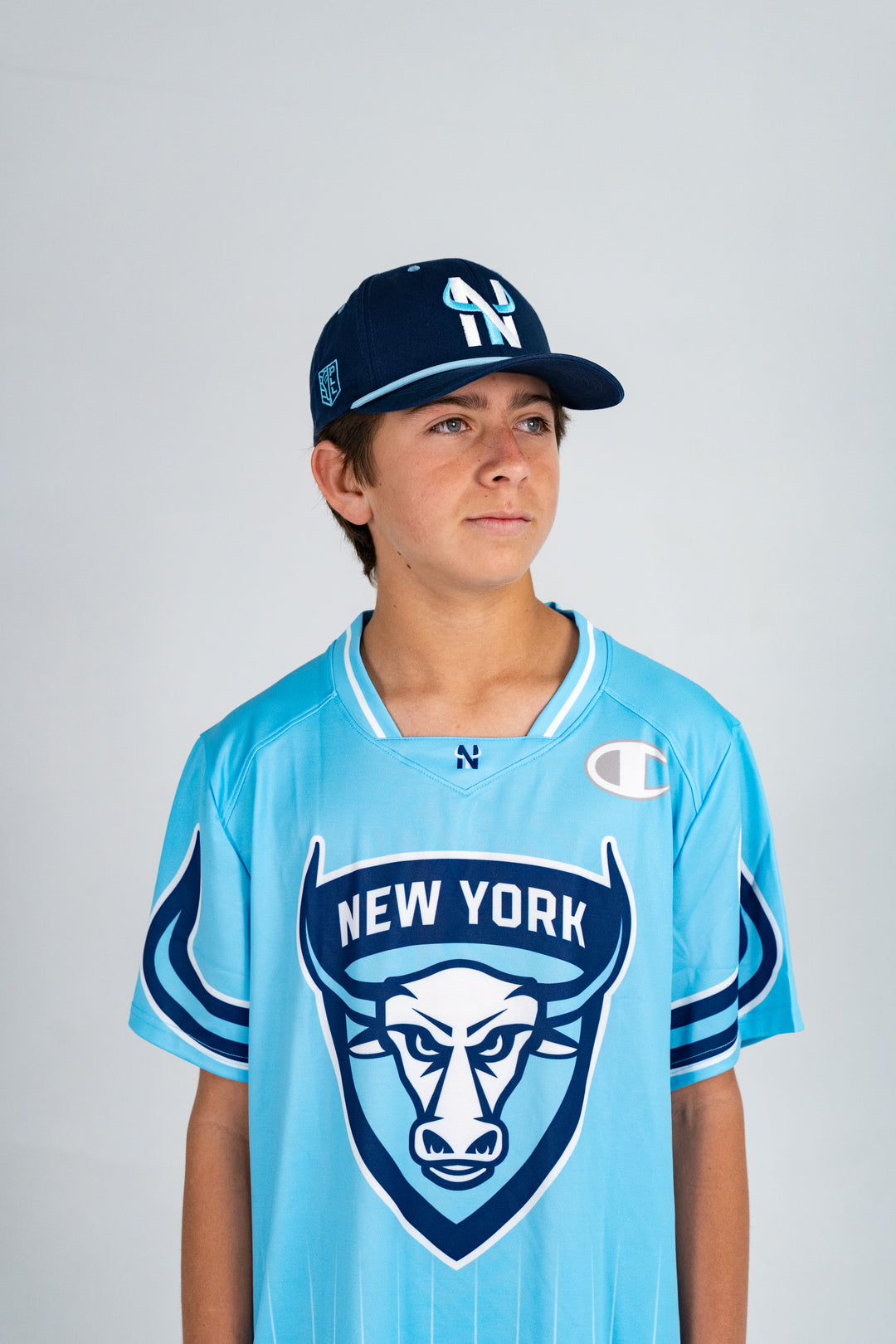 Champion "Ready to Ship" New York Atlas 2024 Shellenberger Replica Jersey - Youth (Away)