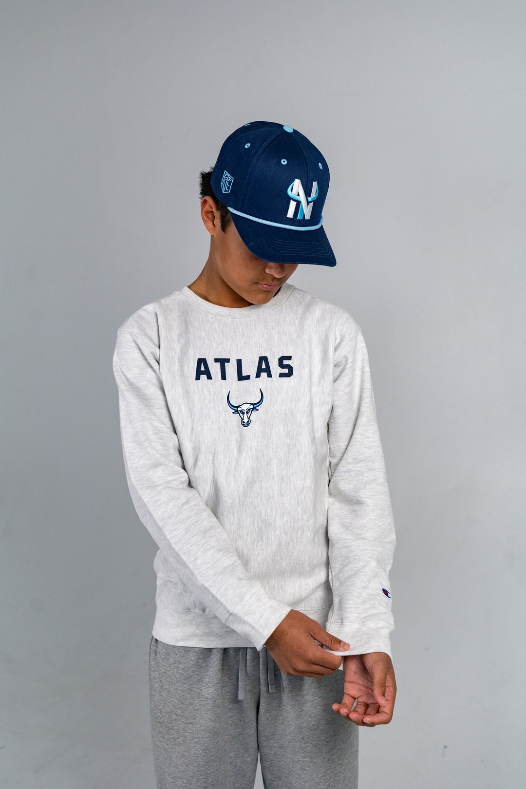 Champion New York Atlas Reverse Weave Crew - Youth