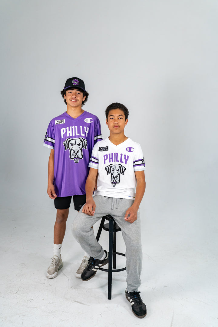 Champion "Ready to Ship" Philadelphia Waterdogs 2024 McArdle Replica Jersey - Youth (Away)