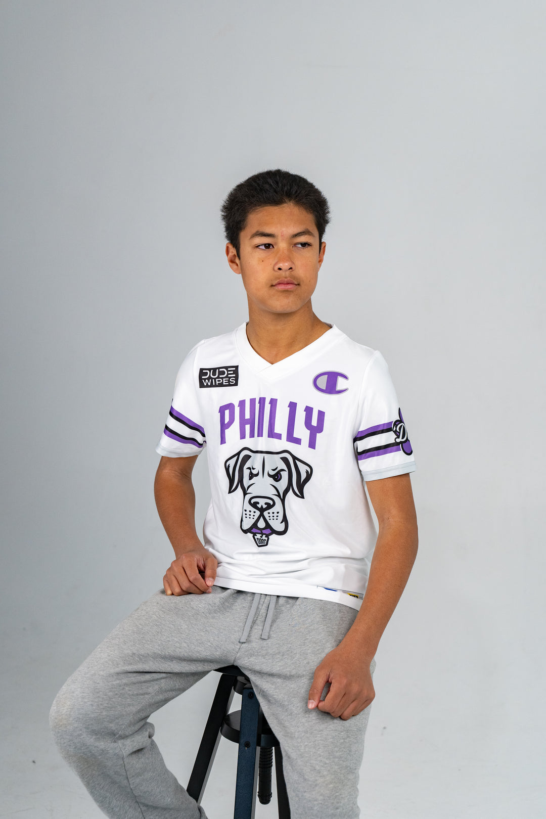 Champion "Ready to Ship" Philadelphia Waterdogs 2024 Sowers Replica Jersey - Youth (Home)