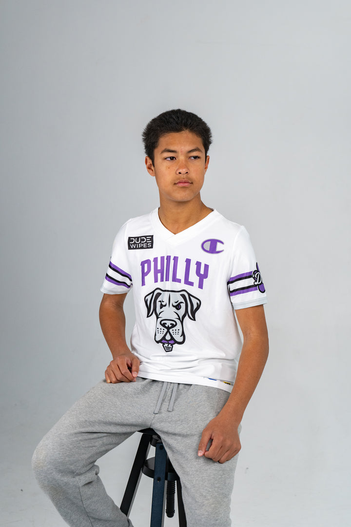 Champion "Ready to Ship" Philadelphia Waterdogs 2024 Sowers Replica Jersey - Youth (Home)