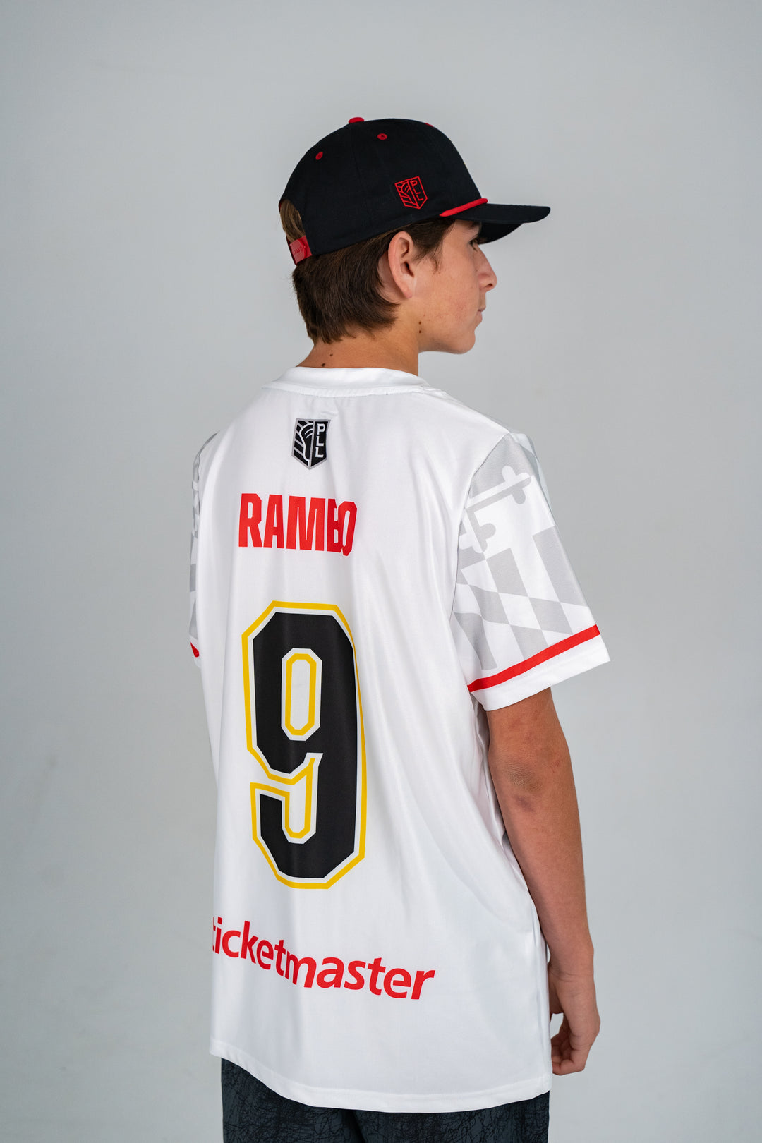 Champion "Ready to Ship" Maryland Whipsnakes Rambo Replica Jersey - Youth (Home)