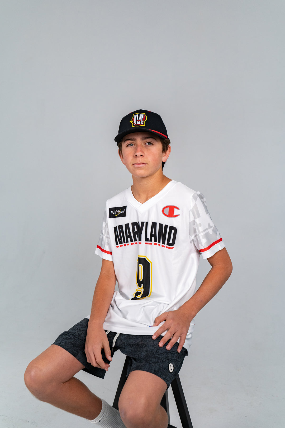 Champion "Ready to Ship" Maryland Whipsnakes Rambo Replica Jersey - Youth (Home)