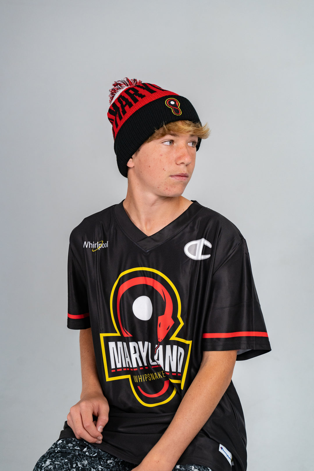 Champion Ready to Ship Maryland Whipsnakes 2024 Rambo Replica Jersey - Youth (Away)