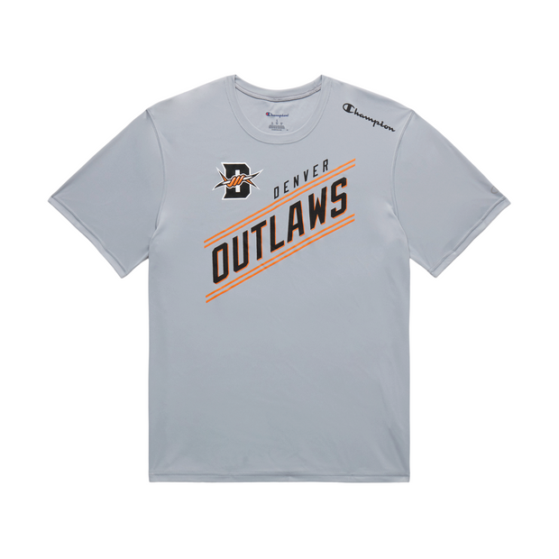 Champion Denver Outlaws Athletic Grey Tee