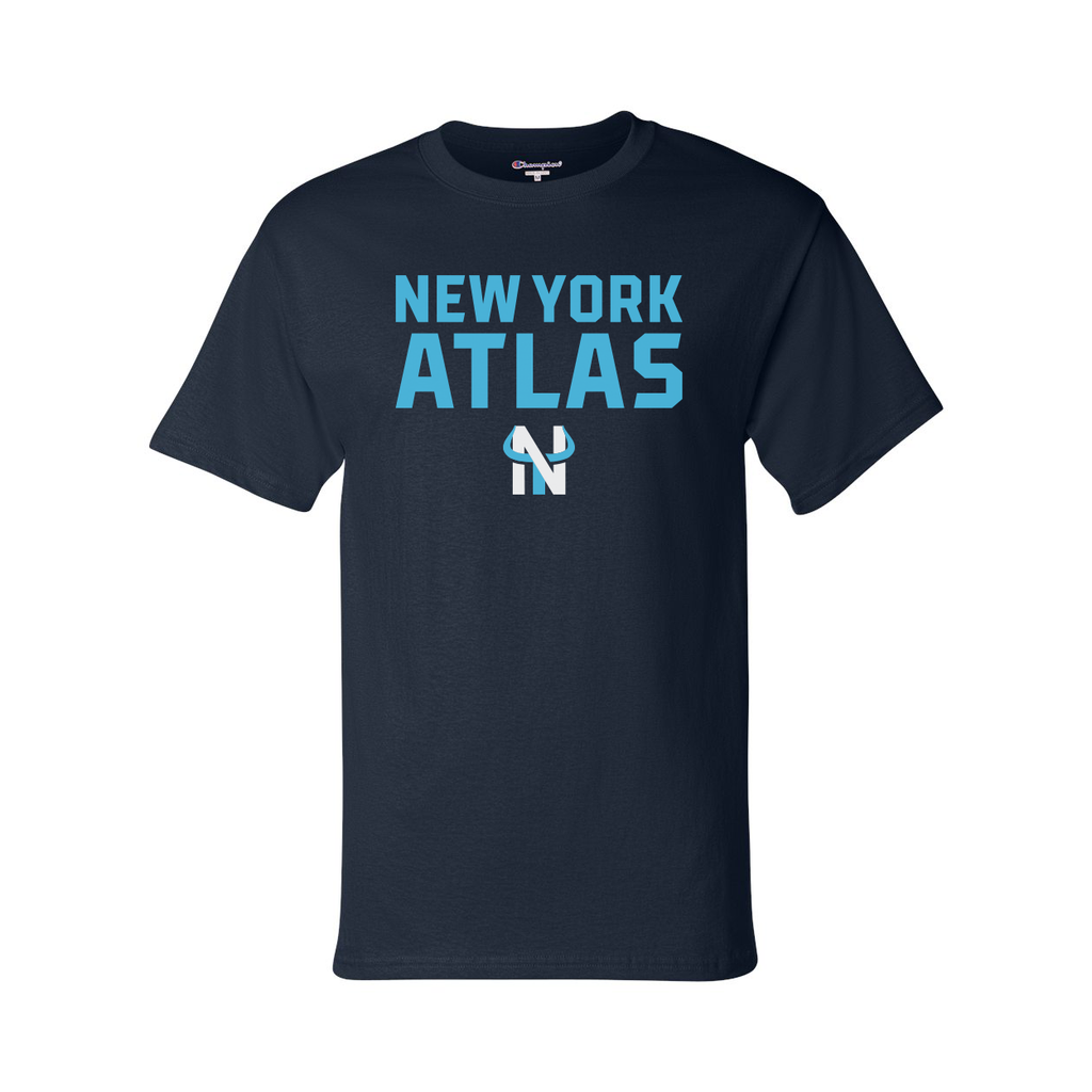Girls Youth New York Knicks Blue Retro Block V-Neck T-Shirt