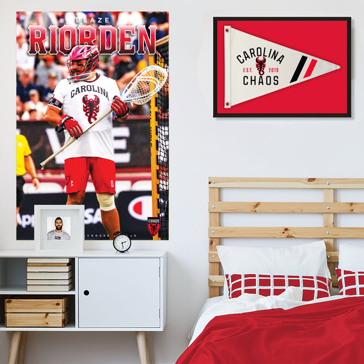 Carolina Chaos Retro Canvas Flag