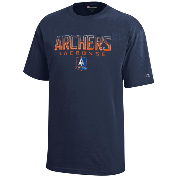 Champion Archers Navy Highlight Tee- Youth