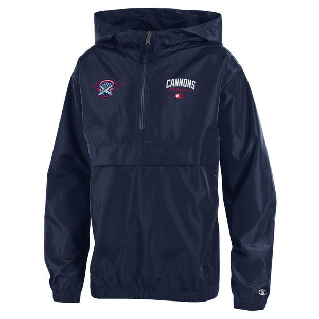 Champion Cannons Navy Packable Jacket- Youth